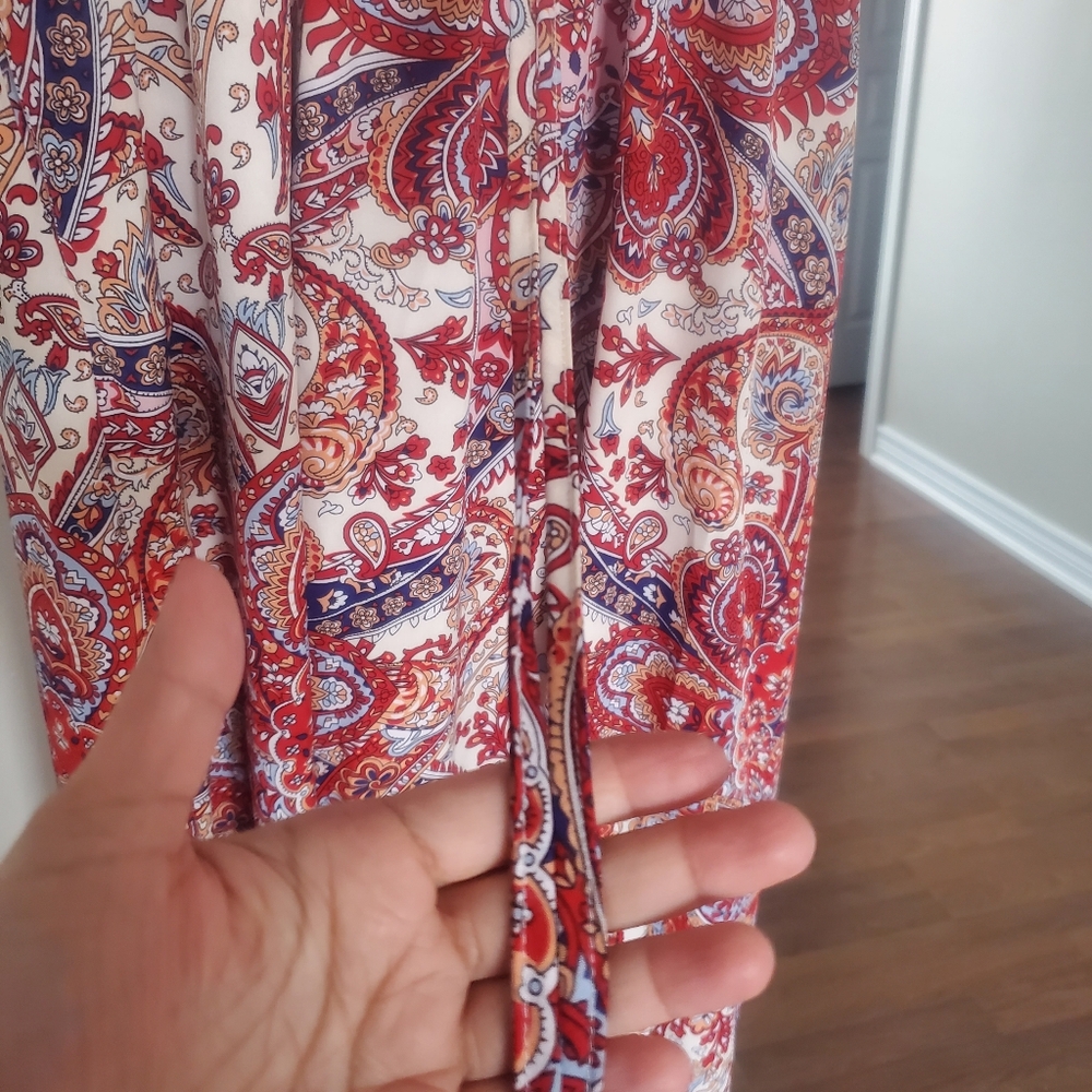 Paisley bohemian print summer dress - Picture 3 of 3